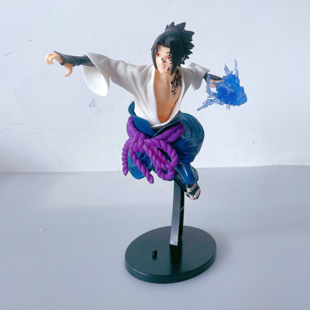 20cm Naruto Anime Nhân Vật Sasuke Lời Nguyền Con Dấu Ngồi Hành Động Tượng Tượng Mô Hình Búp Bê Sưu Tập Đồ Chơi Quà Tặng Giáng Sinh