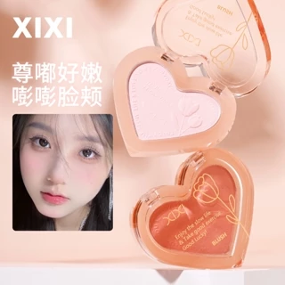 Xixi Love Style Blush Palette Blush Cream Màu mở rộng Peach Pink Blush Dưỡng ẩm lâu trôi Không thấm nước Monochrome Brightening Blush Makeup NO. Z-916