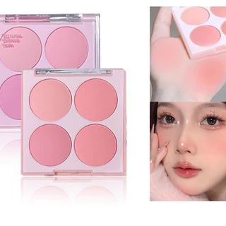 Vitality Girl Kem Bốn Màu Blush Làm Trắng Tự Nhiên Khỏa Thân Trang Điểm Màu Mờ Tinh Tế Cheek Tím Đường Viền Đỏ Đĩa