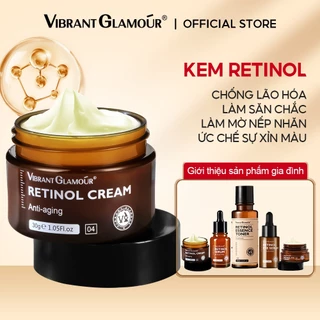 Kem dưỡng da mặt VIBRANT GLAMOUR chứa retinol tự nhiên chống lão hóa giảm nếp nhăn/làm mờ vết đốm đen làm săn chắc 30g