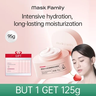 Mặt nạ ngủ MASKFAMILY chiết xuất anh đào dưỡng ẩm cấp nước nhanh/ khoá nước mạnh mẽ chăm sóc da mặt 110g