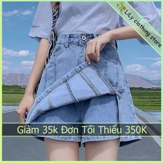 Quần Short Denim Váy Thiết Kế Khe Hông Váy Chữ a 2024 Phong Cách Mới Phiên Bản Hàn Quốc Rời Ôm Hơn Nhìn ins Hợp Thời Trang Sinh Viên Tất Cả Trận Đấu Cao Cấp