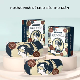 Bộ 10 khẩu trang ấm áp, thư giãn, giảm mệt mỏi, giảm thâm mắt, giúp ngủ ngon và ngủ dễ dàng Nhật Bản, Eye spa at n