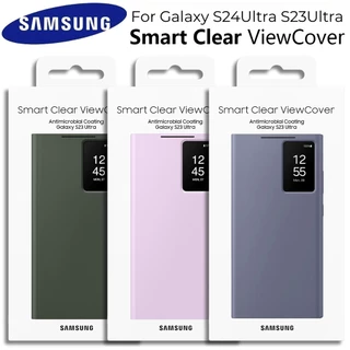 Bao da lật ví Smart View chính hãng cho Samsung Galaxy S24 Ultra S23 Ultra