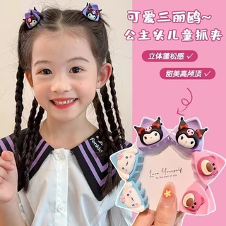 Trẻ Em Sanrio Hoạt Hình Tai Mèo Nhỏ Lấy Kẹp Dễ Thương Cho Bé Không Làm Tổn Thương Tóc Gãy Tóc Kẹp Công Chúa Nổ Kẹp Phụ Kiện Tóc