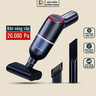 Máy hút bụi mini không dây chính hãng Shanen, hút siêu mạnh 20.000PA, dung tích 120W