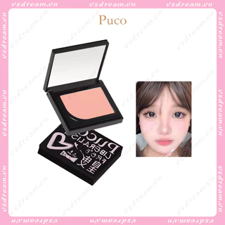 Puco Tự Do Chủ Nghĩa Đơn Sắc Blush Độ Bóng Cao Đường Viền Blush Tím Mờ Mở Rộng Màu Dưa Sương Mềm