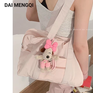 Daimengqi Túi Đeo Vai Nữ Thường Ngày Dung Tích Lớn Nylon Giải Trí Du Lịch Túi Tập Thể Dục Di Động