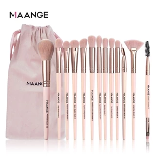 MAANGE 13 Gói Cọ Trang Điểm Cọ Phấn Mắt Có Túi Chải