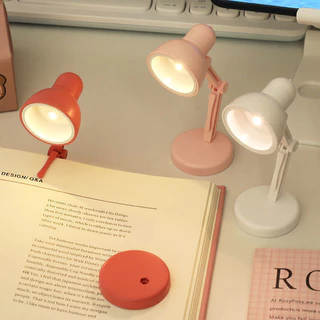 Macaron Từ Nhỏ Đèn Bàn Tủ Lạnh Miếng Dán Đèn LED Mini Có Thể Gập Lại Đèn Ngủ Phòng Ngủ Đèn Trang Trí Quà Tặng