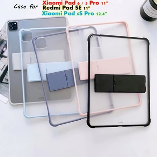 Xiaomi Matte Case MI Pad 6S Pro MiPad 6S Pro 6SPro 12.4 inch 2024 Case Stand Funda Cover For Xiaomi Mi Pad5 MiPad 5 Pro Mi Pad6 MiPad 6 Pro 11 Inch Redmi Pad SE 11 With bracket