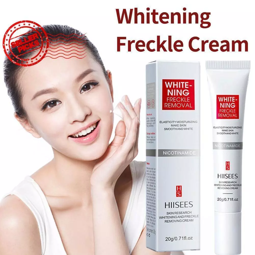 Hiisees Niacinamide Làm Trắng Da Dưỡng Ẩm Mặt Kem Loại Bỏ Tàn Nhang Nếp Nhăn Đường Mịn Làm Sáng Da 20g