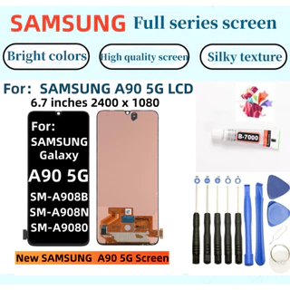 Màn hình Samsung hoàn toàn mới Thích hợp cho màn hình cảm ứng LCD A90 5G Galaxy SM-A908B A908N