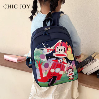 Chic JOY Ba lô trẻ em mẫu giáo hoạt hình dễ thương Người nhện Wang đội nylon chống thấm nước dung tích lớn chống mài mòn ba lô nhẹ