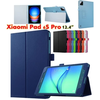 Ốp Lưng Dành Cho Xiaomi Pad 6S Pro MiPad 6S Pro 6SPro 12.4 inch 2024 Flip Leather Folio Stand Case Cover