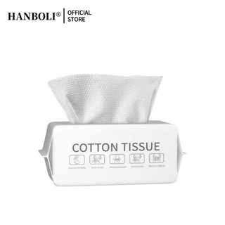 HANBOLI Khăn mặt dùng một lần dày Cotton nguyên chất