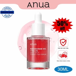 Anua dark Spot Correcting Serum NIACINAMIDE 10% + TXA 4% 30ml Tinh chất giảm mụn và làm sáng da