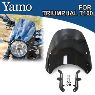 Dành cho kính chắn gió Triumph T100 phụ kiện sửa đổi xe máy Kính chắn gió spoiler Kính chắn gió