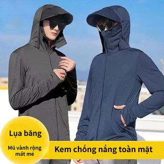 Áo chống nắng nam nữ Áo khoác chống nắng 1 và 2 lớp vải Spandex co dãn chống tia UV