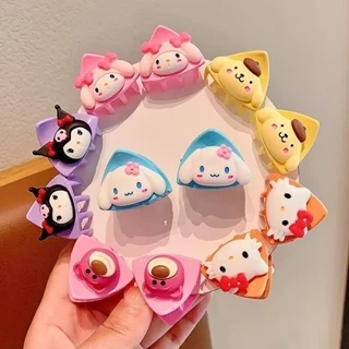 Trẻ Em Sanrio Hoạt Hình Tai Mèo Nổ Kẹp Phụ Kiện Tóc Nhỏ Lấy Kẹp Công Chúa Dễ Thương Bé Không Làm Tổn Thương Tóc Gãy Tóc Kẹp