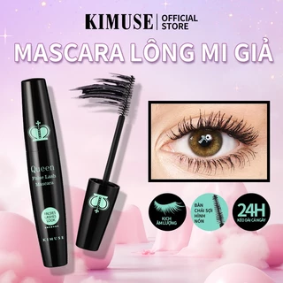 Mascara KIMUSE chải dày lông mi màu đen chống thấm nước lâu trôi dành cho trang điểm