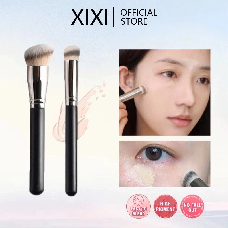 Xixi Cọ Trang Điểm Tán Nền & Che Khuyết Điểm Tay Cầm Hình Động Vật che khuyết điểm Bàn chải nền Bàn chải vát Bàn chải mềm mại tự nhiên tinh tế di động dành cho người mới bắt đầu dễ sử dụng trang Dụng cụ làm đẹp