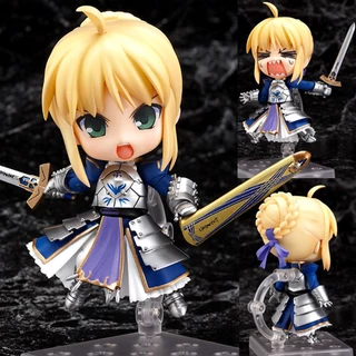 Hình Nendoroid 121, đổi màu #saber, Áo giáp xanh, có thể di chuyển, đồ chơi cho trẻ em.