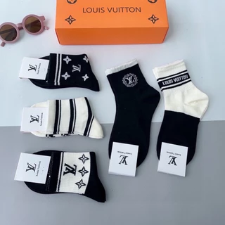 Lv Tất Năm Đôi Cotton Nguyên Chất Mùa Hè Phong Cách Mới AC0505