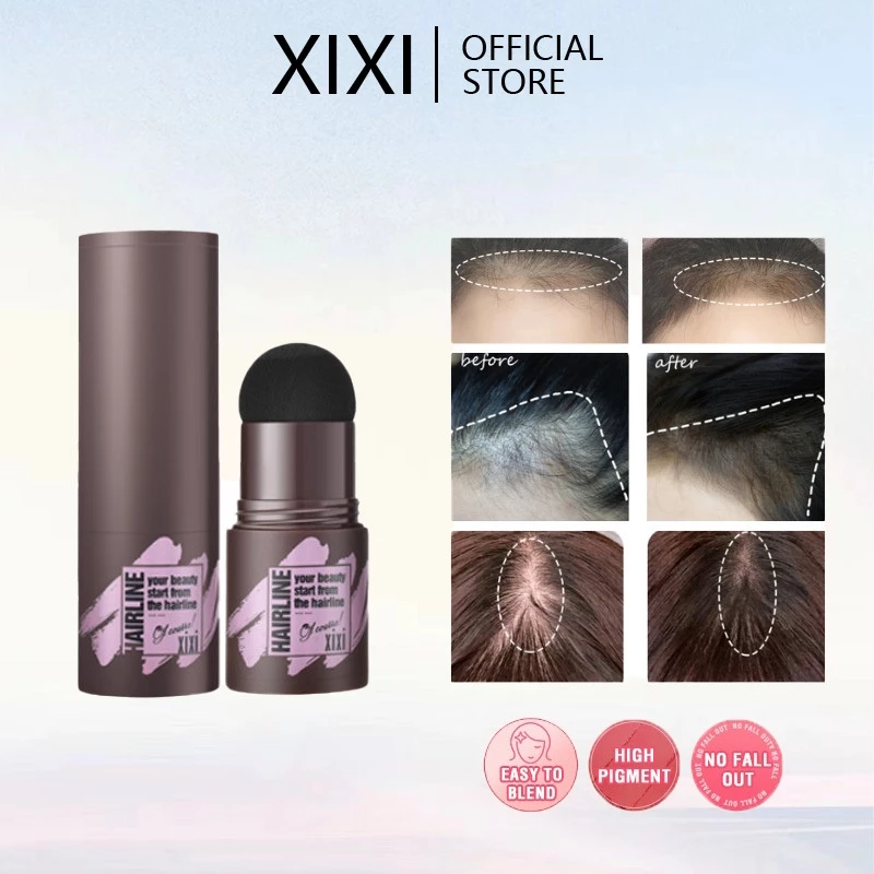 Xixi Hairline Fluffing Powder Loose Powder Kiểm soát dầu Fluffy Fresh natural Leave-In Lazy Man Loại bỏ dầu tạo tác Sinh viên giá cả phải chăng NO.D259