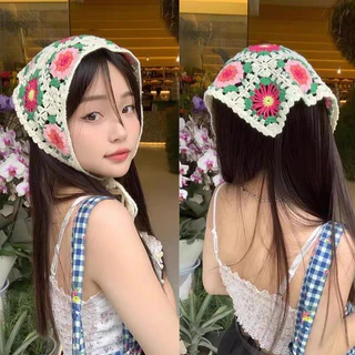 🍓🍓Băng Đô Turban Dệt Kim Hình Tam Giác Ngọt Ngào Cho Nữ(yimi.vn)