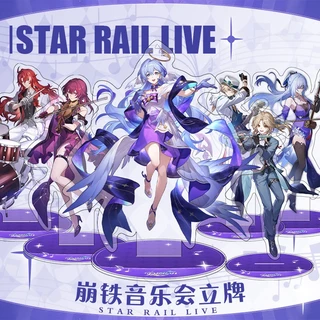 Honkai: Star Rail stand Robin váy buổi hòa nhạc loạt đồ trang trí máy tính để bàn acrylic