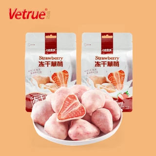 Vetrue Snack Vịt Bunny Dâu Khô Lạnh 40g