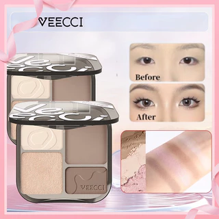 Veecci Đường Viền Bốn Màu Nhỏ Gọn Highlight Sửa Chữa Tích Hợp Tấm Sáng Bên Bóng Mũi Bóng Xé Rãnh Người Mới Bắt Đầu Chính Thức