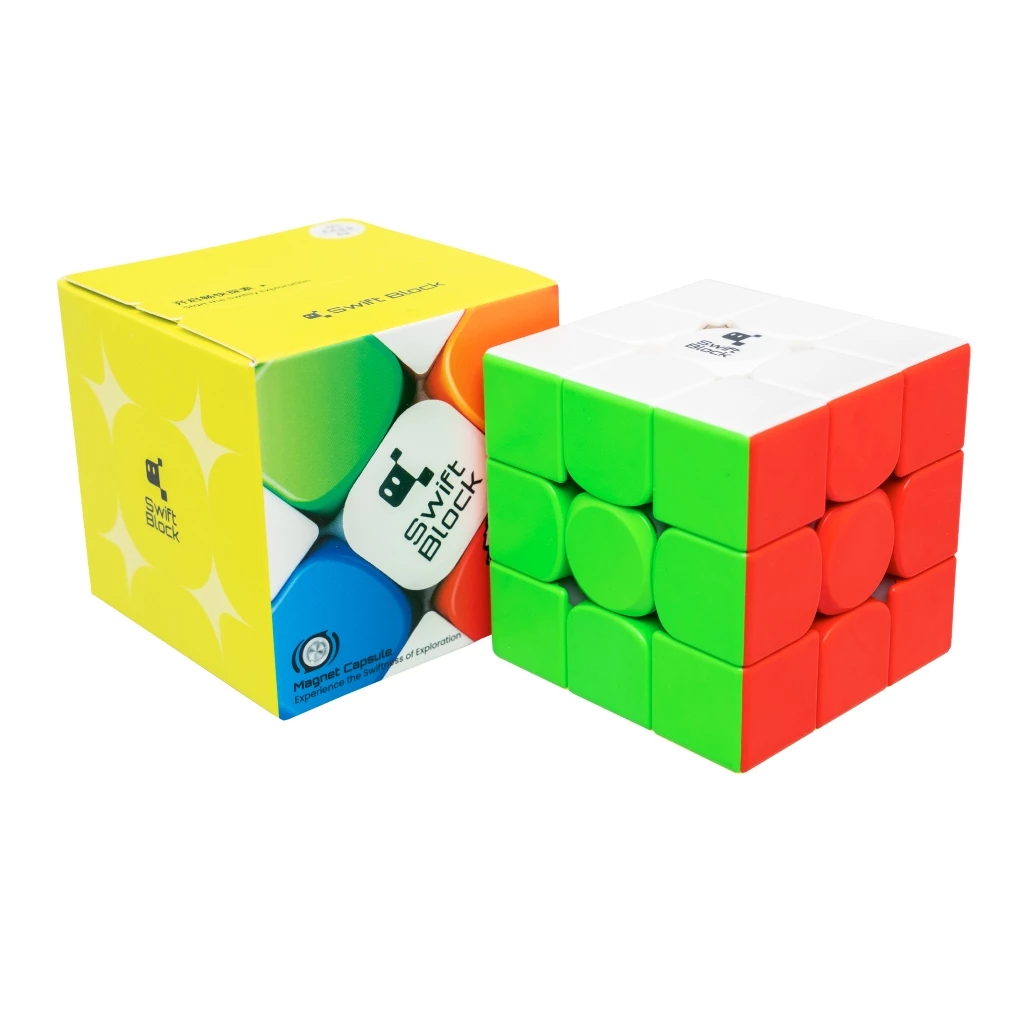 Khối rubik từ tính GAN Swift Block 355S 3x3 đồ chơi xếp hình giáo dục cho trẻ em/ người mới bắt đầu