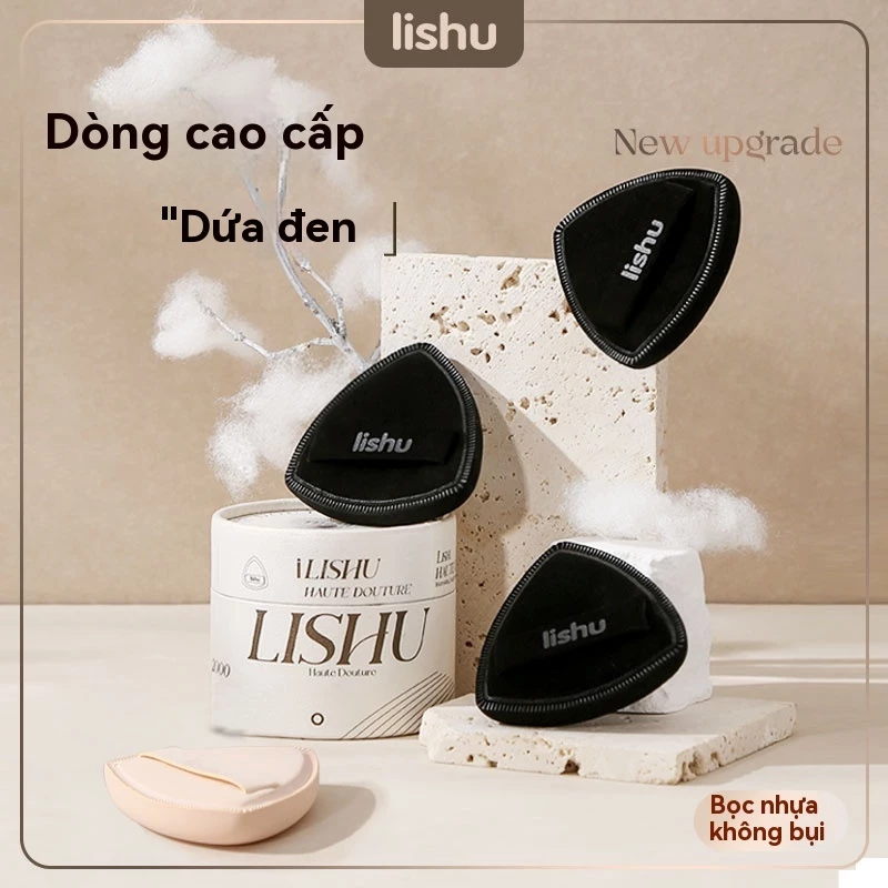 Mút Tán Kem Nền Dạng Lỏng Hai Mặt Siêu Mềm Không Ăn Khô Ướt