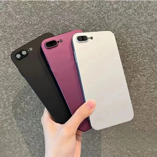 [Có Logo] Ốp Điện Thoại PC Matte Siêu Mỏng Cho iPhone 7 8 Plus X XS Max XR 11 12 13 Pro Max Chống Sốc Có Bảo Vệ camera Vỏ Cứng iPhone 7 Plus Ốp Lưng