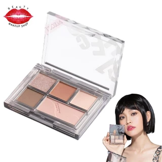 Năm màu Eyeshadow Board người mới trang điểm ngọc trai long lanh bột nổ long lanh matt