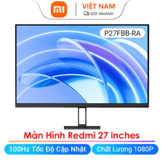 Màn hình máy tính Xiaomi Youpin Redmi 27 inch, Độ phân giải HD 1080p, Màn hình cứng công nghệ IPS, Ánh sáng xanh thấp để bảo vệ mắt, dành cho văn phòng học tập