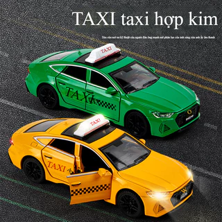 Klt 1: 32 Audi RS7 Taxi Hợp Kim Kim Loại Đồ Chơi Xe Mô Hình Diecast Xe Cho Bé Trai Trẻ Em