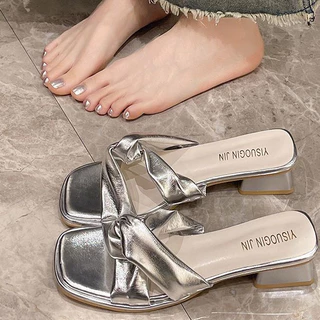 QIAOSHIHUI  dép sandal nữ dép bánh mì nữ dép bánh mì Chống Trượt Thời trang và hiện đại Chất liệu tốt Linh hoạt Đàn hồi Chống trơn trượt FDL24502UE 19Z240507