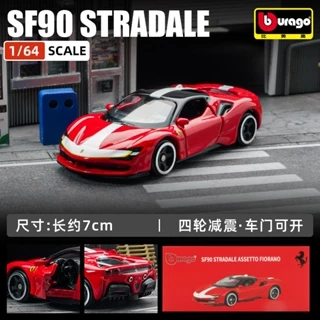 Bburago 1/64 Ferrari 488 SF90 F12TDF 599GTO Mô Hình Xe Mô Phỏng Quy Mô Nhỏ Hợp Kim Xe Ô Tô Mô Hình Trẻ Em Bé Trai Bộ Sưu Tập Đồ Trang Trí Đồ Chơi Xe Ô Tô Quà Tặng#peetyeee