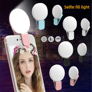 Đèn Selfie Mini - Đèn Video LED có kẹp - Đèn trang điểm chụp ảnh - 3 chế độ Hiện vật Selfie có thể điều chỉnh - dành cho máy ảnh, điện thoại, máy tính xách tay