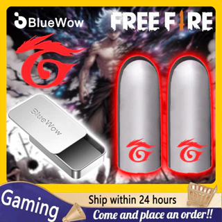 Bluewow Exclusive - Găng tay chơi game bằng sợi bạc Ga.re.na Logo đỏ, Găng tay chống mồ hôi Găng tay chơi game nhạy cảm màn hình chống mồ hôi Free.Fire, Contact Army, Pubg