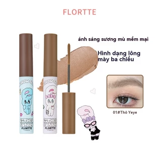 Flortte EstherBunny Đồng Thương Hiệu Kem Lông Mày Lâu Dài Kem Bút Chì Lông Mày Màu Hồng Tự Nhiên Hàng Mới Về