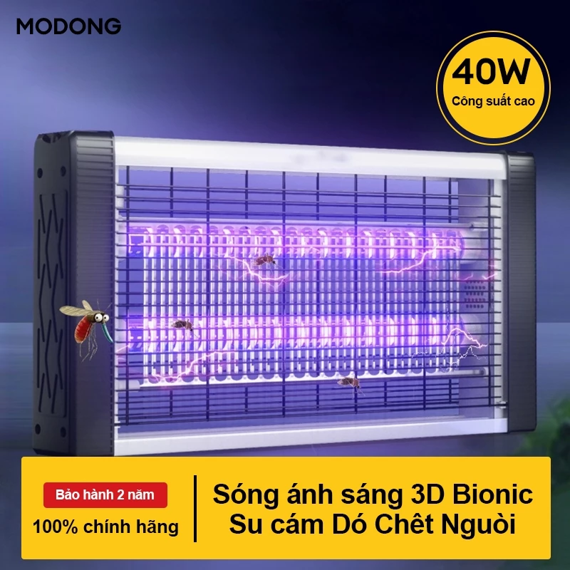 Đèn bắt muỗi, Đèn bắt muỗi thông minh, Côn trùng thu hút và đẩy lùi, hiệu quả, an toàn và không độc hại