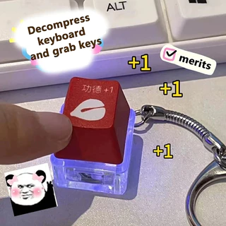 Móc Khoá Cute Bàn Phím Cơ Có Đèn - Móc Khoá Keycap Quà Tặng Phụ Kiện Dễ Thương YKD