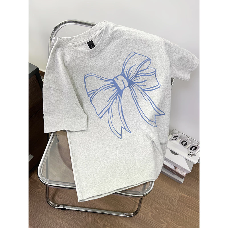 Mới 100% Cotton Plus Size 5XL Tay Ngắn Oversize Áo Thun Nữ Plus Size Tee Rời Thương Hiệu Địa Phương Người Phụ Nữ