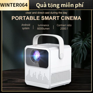 [Hàng Sẫn] Máy chiếu HD cầm tay Focus 600P có loa Điều khiển từ xa video cho điện thoại Winter064