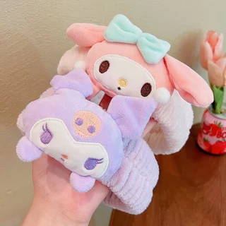 Sanrio Dây Cột Tóc Hình Thú Nhồi Bông Dễ Thương Dành Cho Nữ