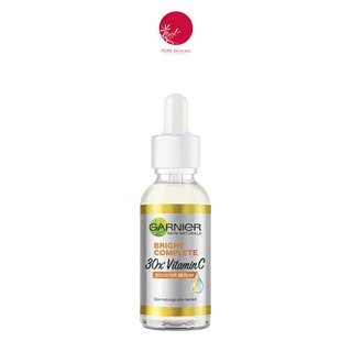 Serum garnier bright complete 30ml Làm trắng, làm mờ các đốm, ngăn ngừa thâm đen